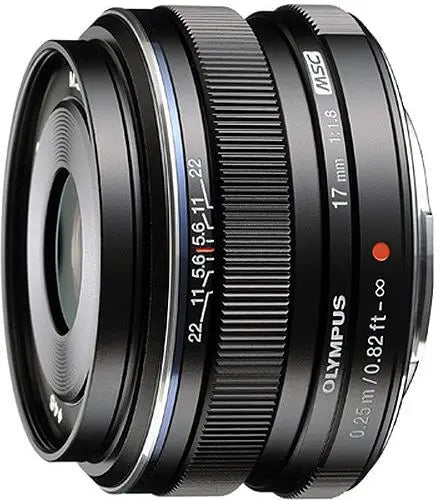 OM System M.Zuiko 17mm f/1.8 Black Wide Angle Lens