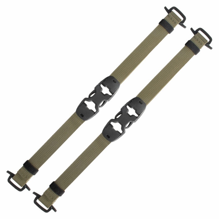 Summit Creative Front Accessories Buckle Strap for Tenzing Series Bags - Set of 2 (Army Green)