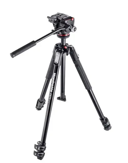Manfrotto MK190X3-2W 3 Section Tripod Kit with Fluid Head