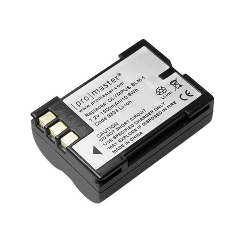 PM Olympus BLM-1 Battery for E1, E3, E30, E300, E500 series cameras.
