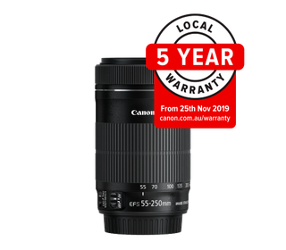 Canon EF-S 55-250mm f/4-5.6 IS STM Telephoto Lens