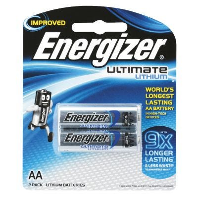 Energizer AA Lithium Battery 2 P