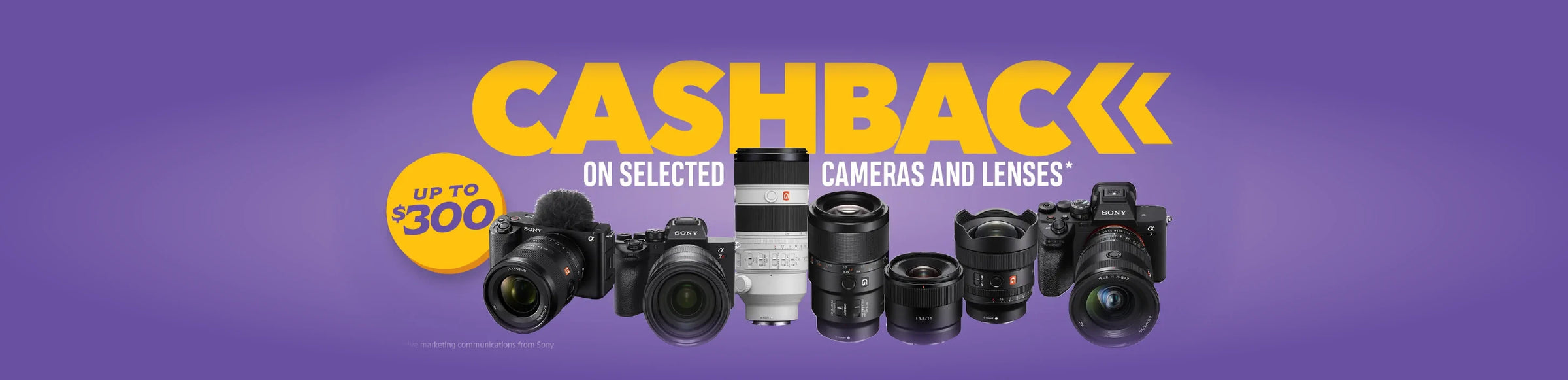 Sony Cashback 2025