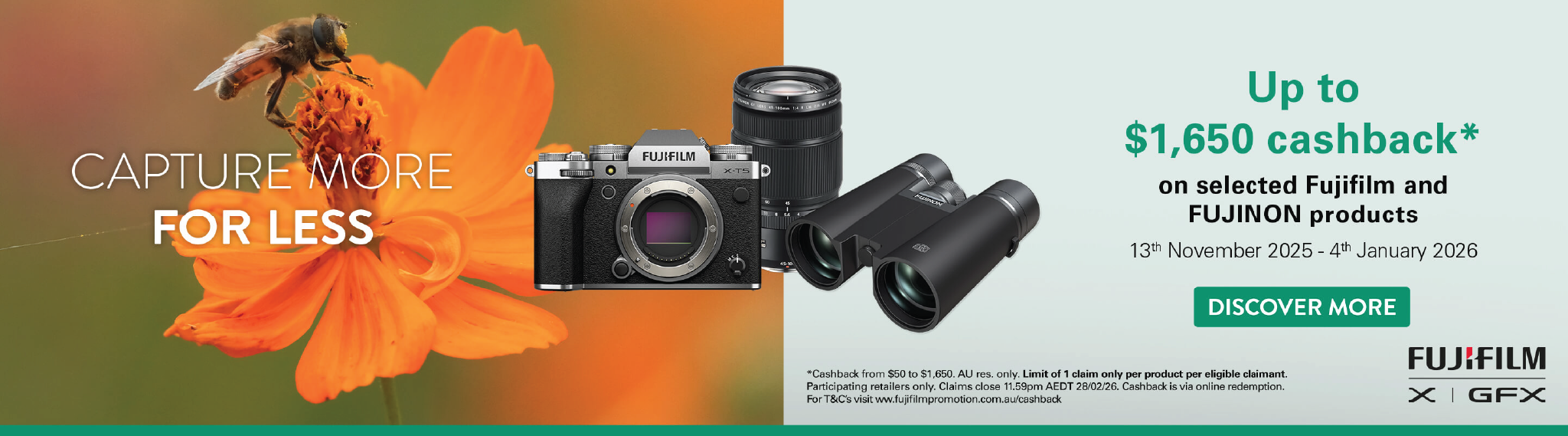 Fujifilm Cashback Black Friday