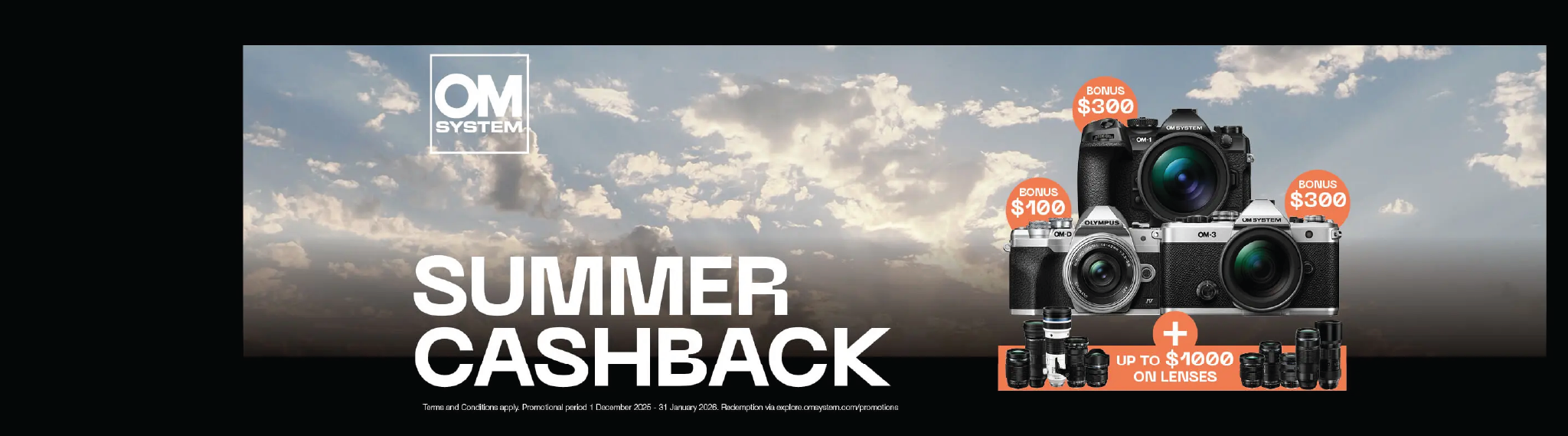 OM System Summer Cashback