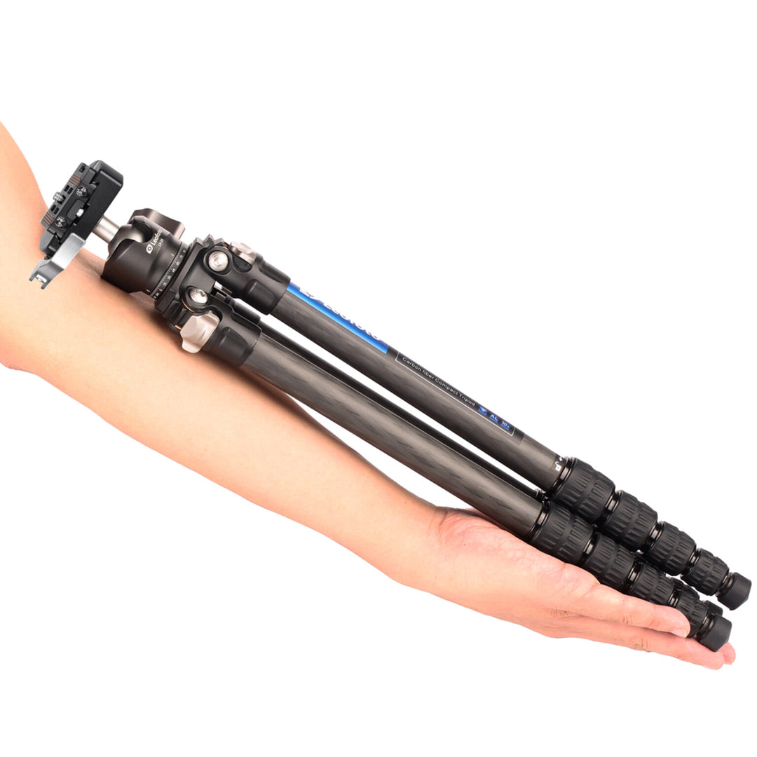 Leofoto LS-225C Ranger Series 5 Section Carbon Fibre Tripod with LH-25LR (Lever Release) Ball Head