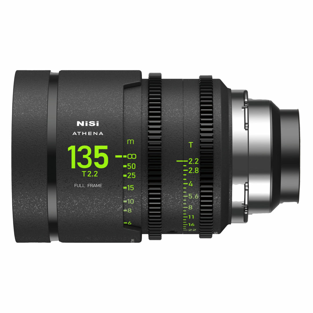 NiSi ATHENA PRIME Full Frame Cinema Lens ADD-ON Kit with 3 Lenses 18mm T2.2, 40mm T1.9, 135mm T2.2 + Hard Case (PL Mount)