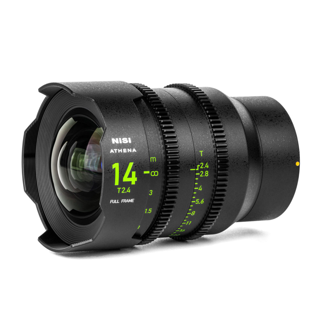NiSi 14mm ATHENA PRIME Full Frame Cinema Lens T2.4 (G Mount | No Drop In Filter)