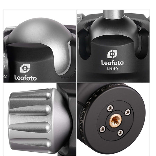 Leofoto LS-324C Ranger Series 4 Section Carbon Fibre Tripod with LH-40LR (Lever Release) Ball Head