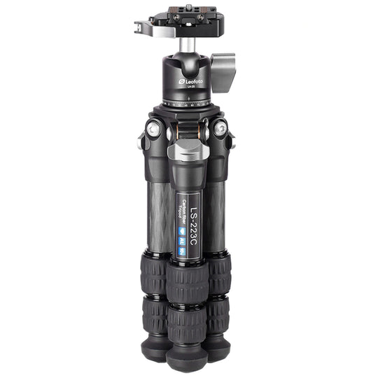 Leofoto LS-223C Ranger Series 3 Section Carbon Fibre Tripod with LH-25LR (Lever Release) Ball Head