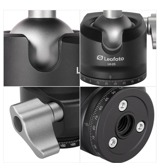 Leofoto LS-223C Ranger Series 3 Section Carbon Fibre Tripod with LH-25LR (Lever Release) Ball Head
