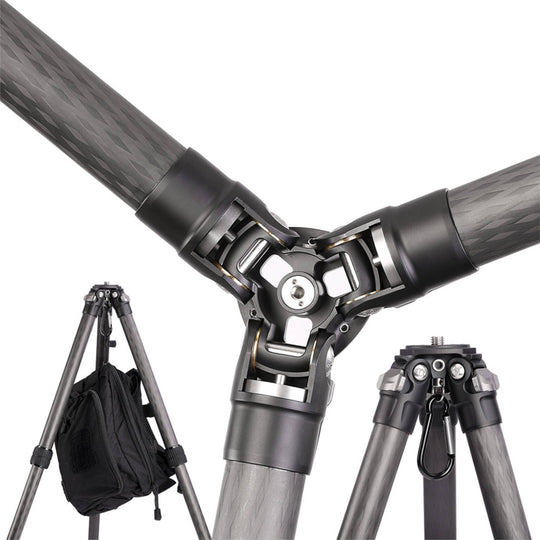 Leofoto LS-365C Ranger Series 5 Section Carbon Fibre Tripod