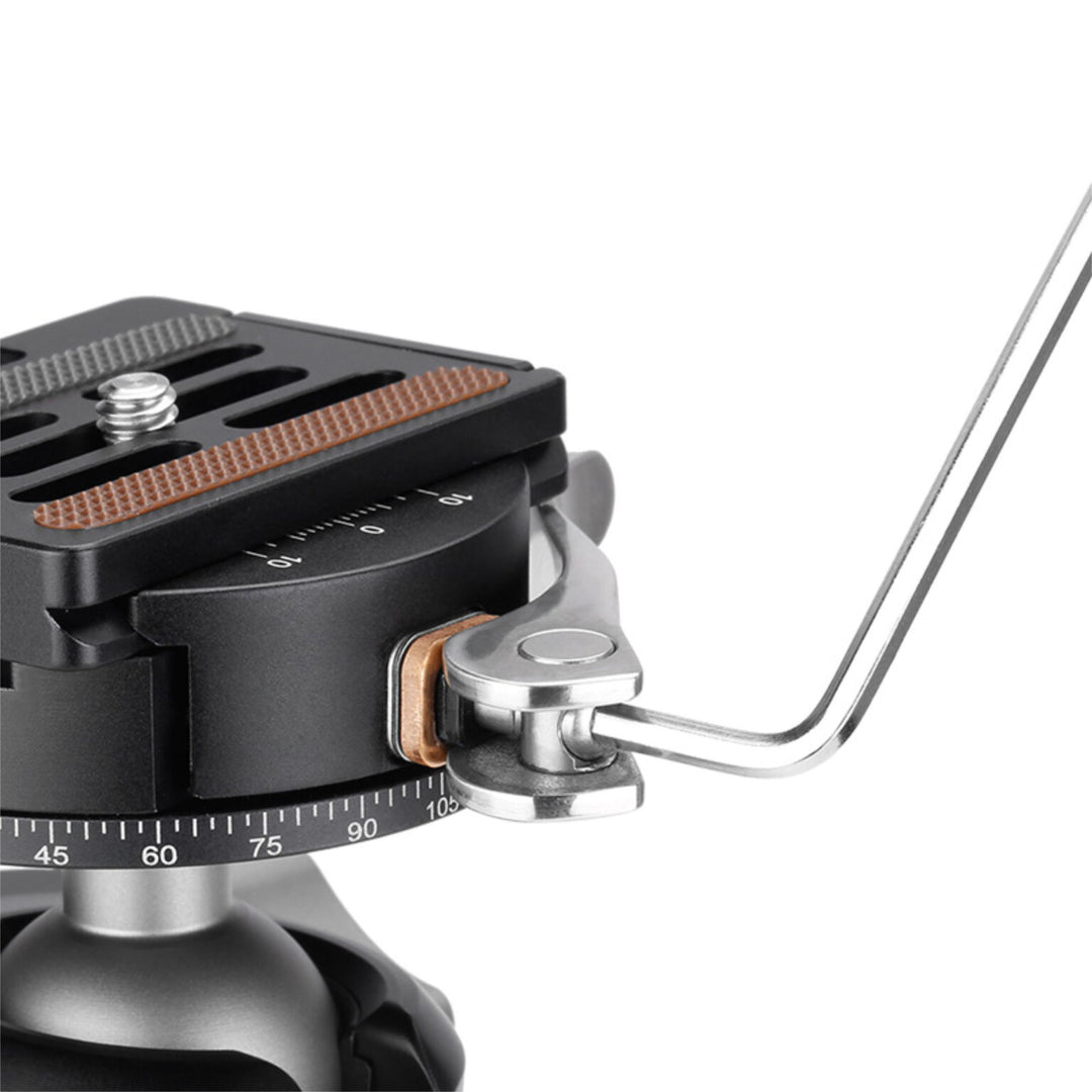 Leofoto PCL-60 60mm Lever Release Panning Clamp and NP-60 Plate