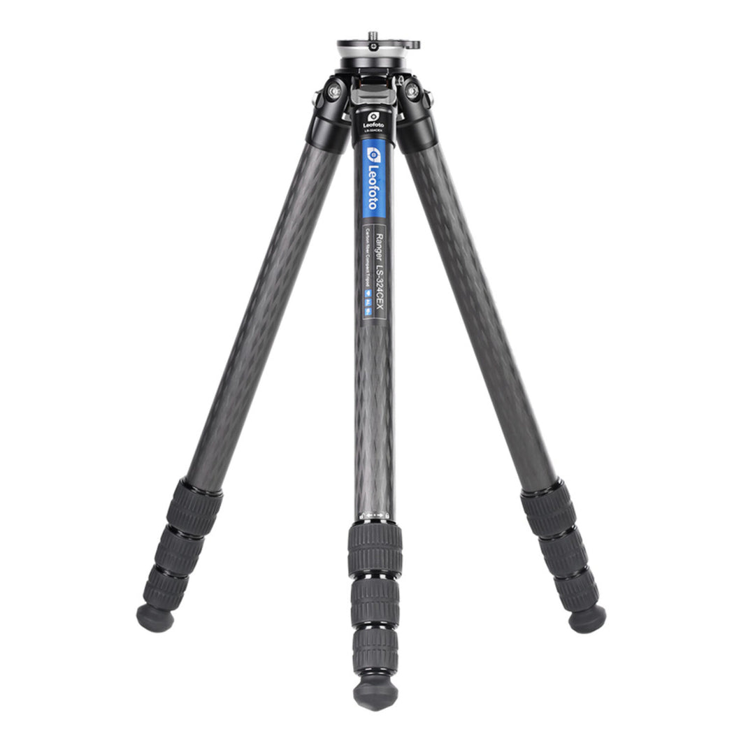 Leofoto LS-324CEX Ranger Levelling Base Series 4 Section Carbon Fibre Tripod