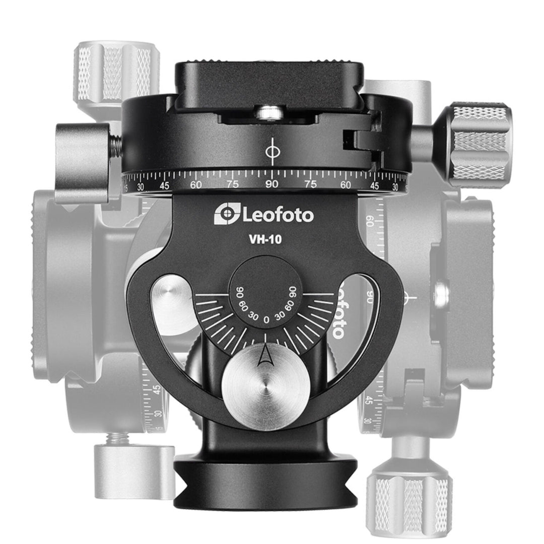 Leofoto VH-10 2-Way Monopod Head with Panning Clamp and BPL-50N Plate