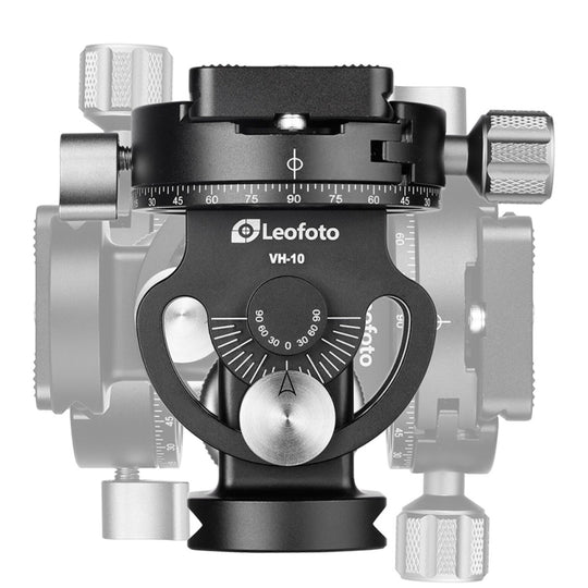 Leofoto VH-10 2-Way Monopod Head with Panning Clamp and BPL-50N Plate