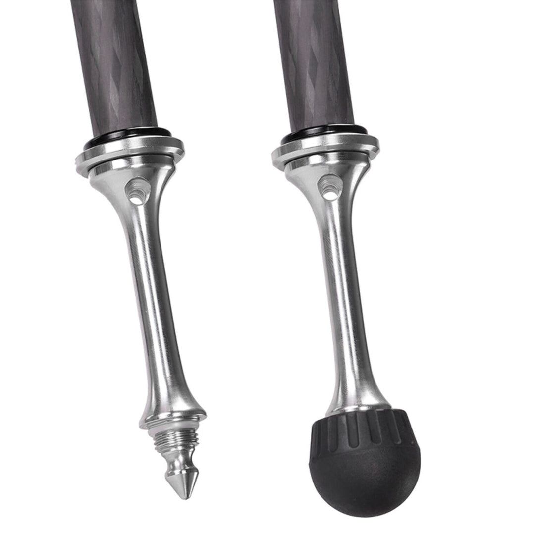 Leofoto TFS 113mm 3/8 Tripod Replacement Foot Spikes with Rubber Cap