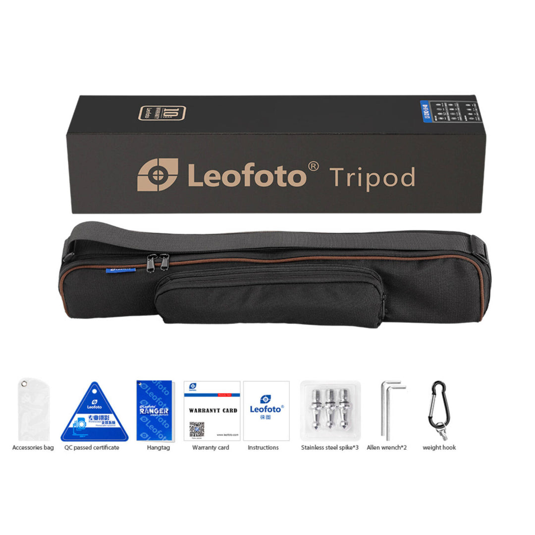 Leofoto LS-365C Ranger Series 5 Section Carbon Fibre Tripod