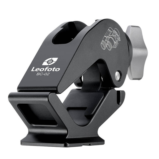 Leofoto BC-02 Binocular Clamp 28-60mm with Arca Swiss Mounting Foot