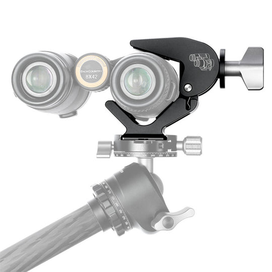 Leofoto BC-02 Binocular Clamp 28-60mm with Arca Swiss Mounting Foot