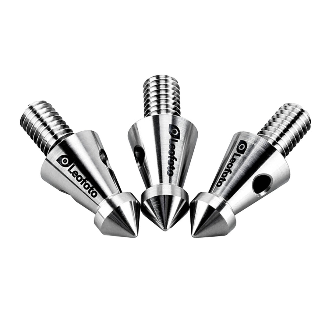 Leofoto TF-01 Titanium Tripod Spikes for 3/8��� Threaded Tripod Legs