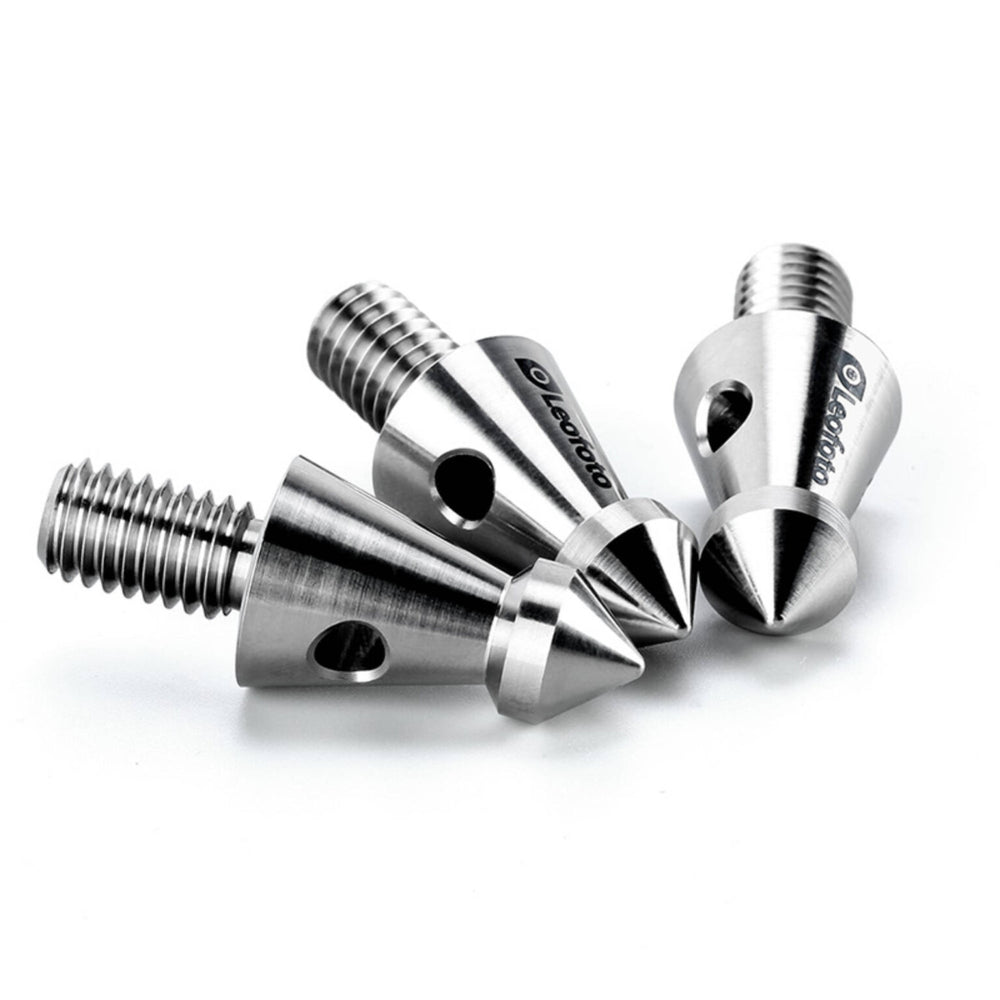 Leofoto TF-01 Titanium Tripod Spikes for 3/8��� Threaded Tripod Legs
