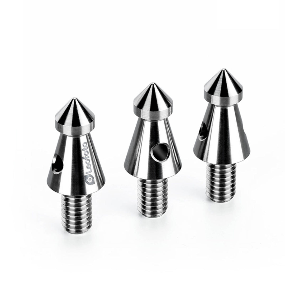 Leofoto TF-01 Titanium Tripod Spikes for 3/8��� Threaded Tripod Legs