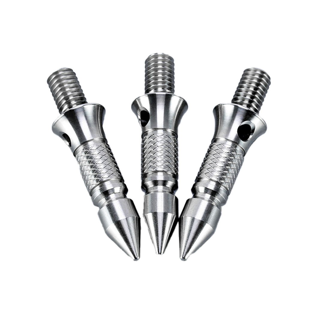 Leofoto TFN Stainless Steel Tripod Spikes for 3/8��� Threaded Tripod Legs