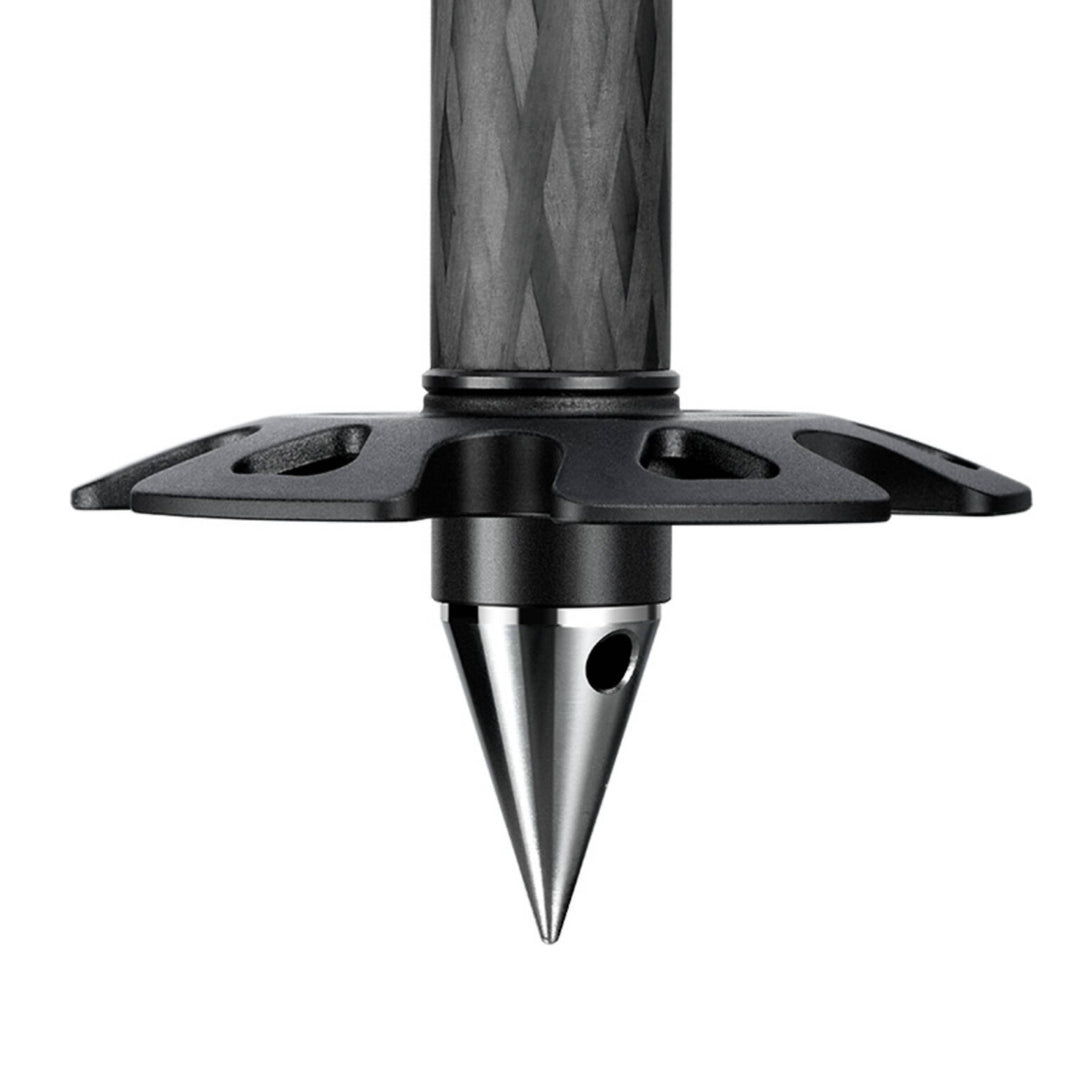 Leofoto TFW Stainless Steel Tripod Spikes with Snow/Sand Shoes for 3/8��� Threaded Tripod Legs