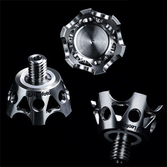 Leofoto TF-02 Titanium Tripod Claws for 3/8��� Threaded Tripod Legs