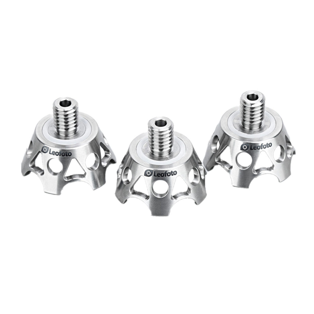 Leofoto TF-02 Titanium Tripod Claws for 3/8��� Threaded Tripod Legs