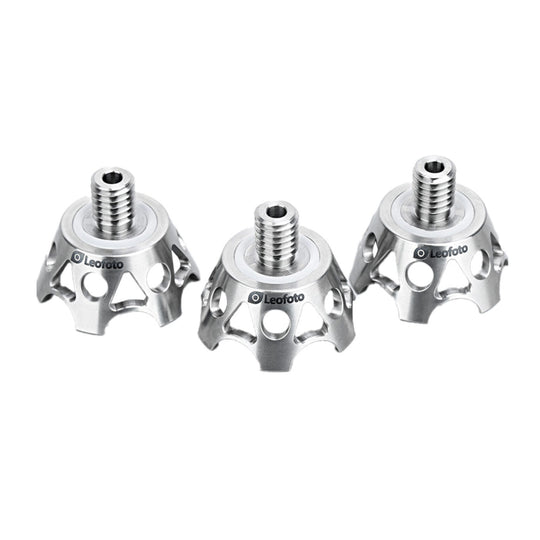 Leofoto TF-02 Titanium Tripod Claws for 3/8��� Threaded Tripod Legs