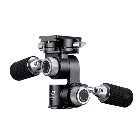 Leofoto FW-01R Pan and Tilt Head with RH-2L Panning Clamp and NP-60 Plate