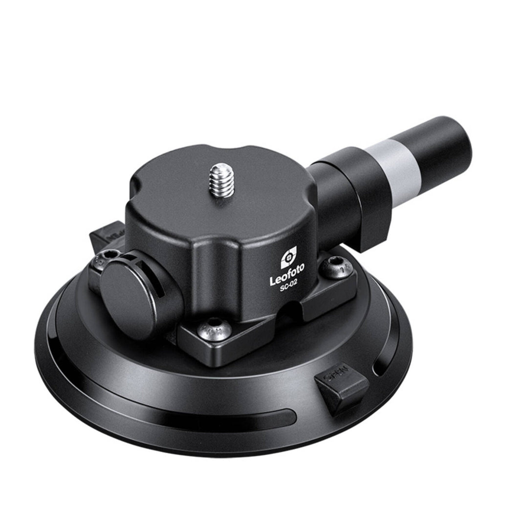 Leofoto SC-02 100mm Suction Cup with PC-90II and 93mm Magic Arm