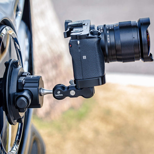 Leofoto SC-02 100mm Suction Cup with PC-90II and 93mm Magic Arm