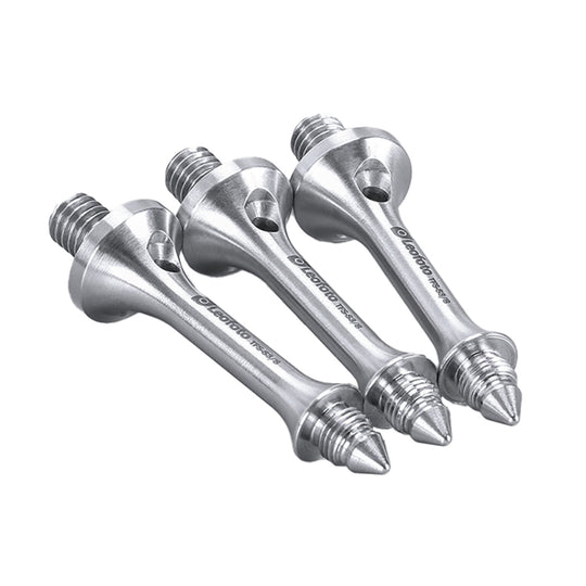 Leofoto TFS-S3/8 81mm Long Tripod Spikes for 3/8��� Threaded Tripod Legs