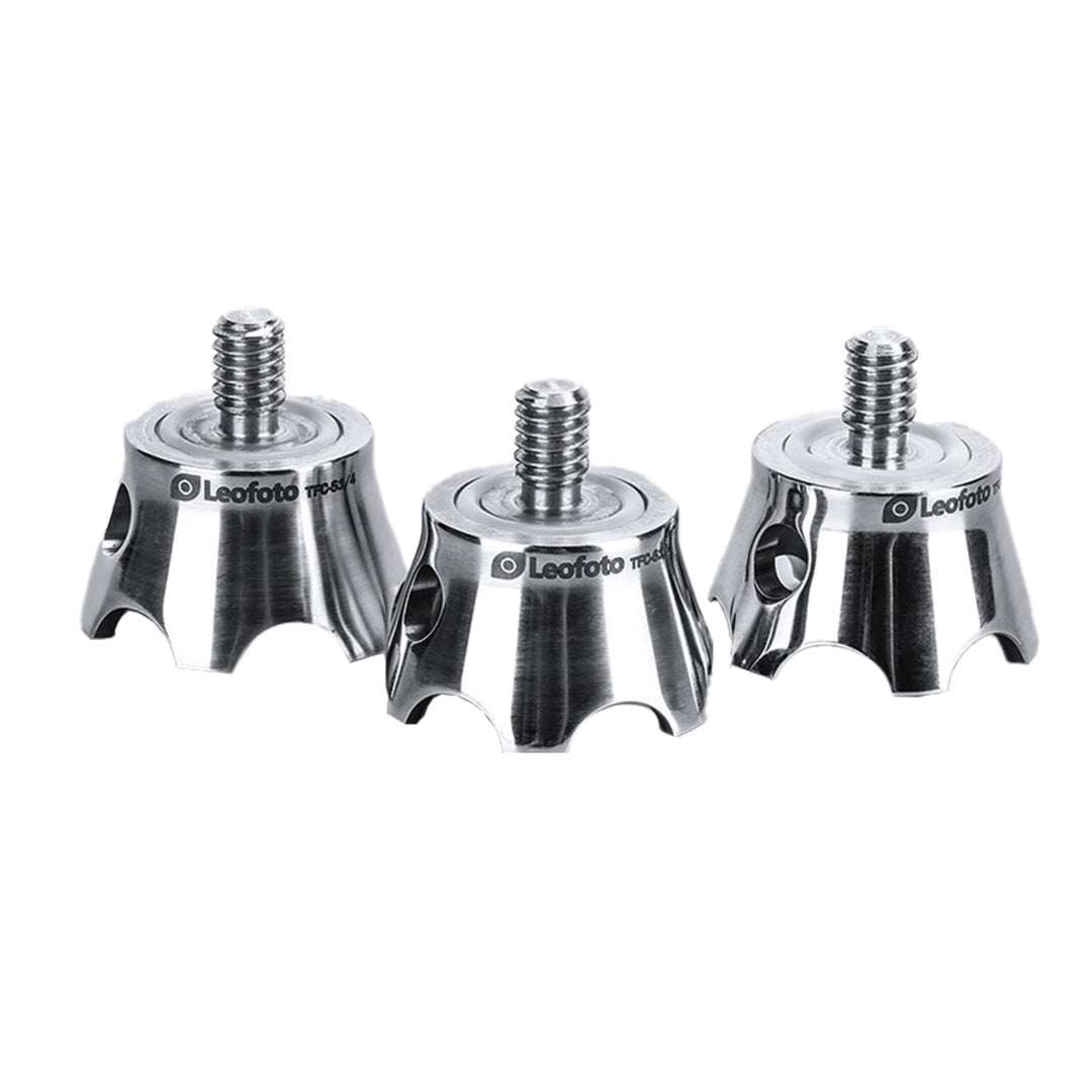 Leofoto TFC-S1/4 21mm Tripod Claws for 1/4��� Threaded Tripod Legs