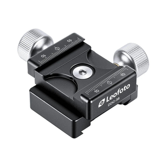 Leofoto DDC-38 38mm Bidirectional and Subtend Double Clamp with BPL-50N Plate