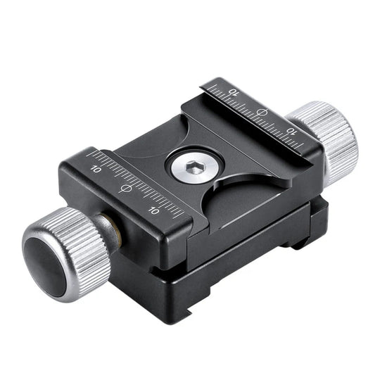 Leofoto DDC-38 38mm Bidirectional and Subtend Double Clamp with BPL-50N Plate