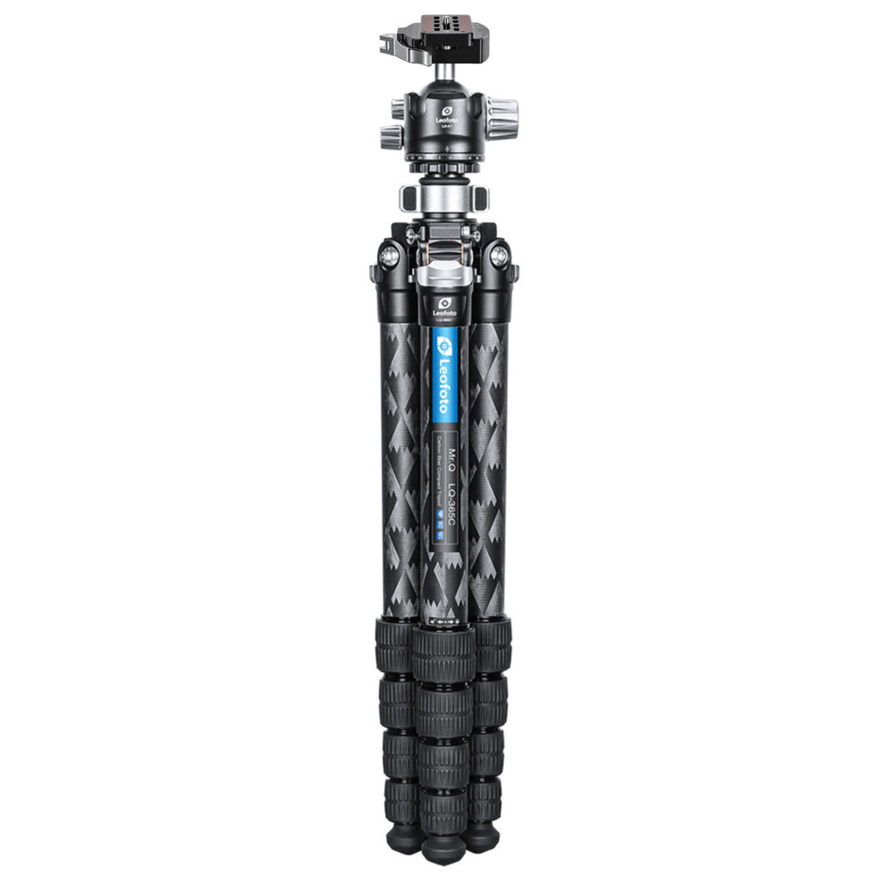 Leofoto LQ-365C Mr.Q Series 5 Section Carbon Fibre Tripod with LH-47LR (Lever Release) Ball Head
