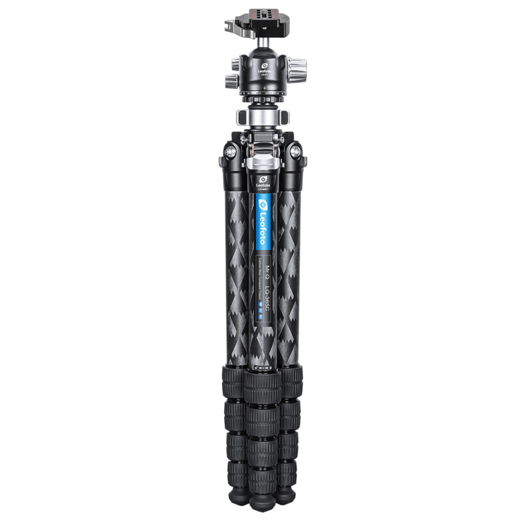 Leofoto LQ-365C Mr.Q Series 5 Section Carbon Fibre Tripod with LH-47LR (Lever Release) Ball Head