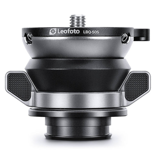Leofoto LBQ-50S Black 55mm Levelling Base for LQ-284 and LG-284 Tripods