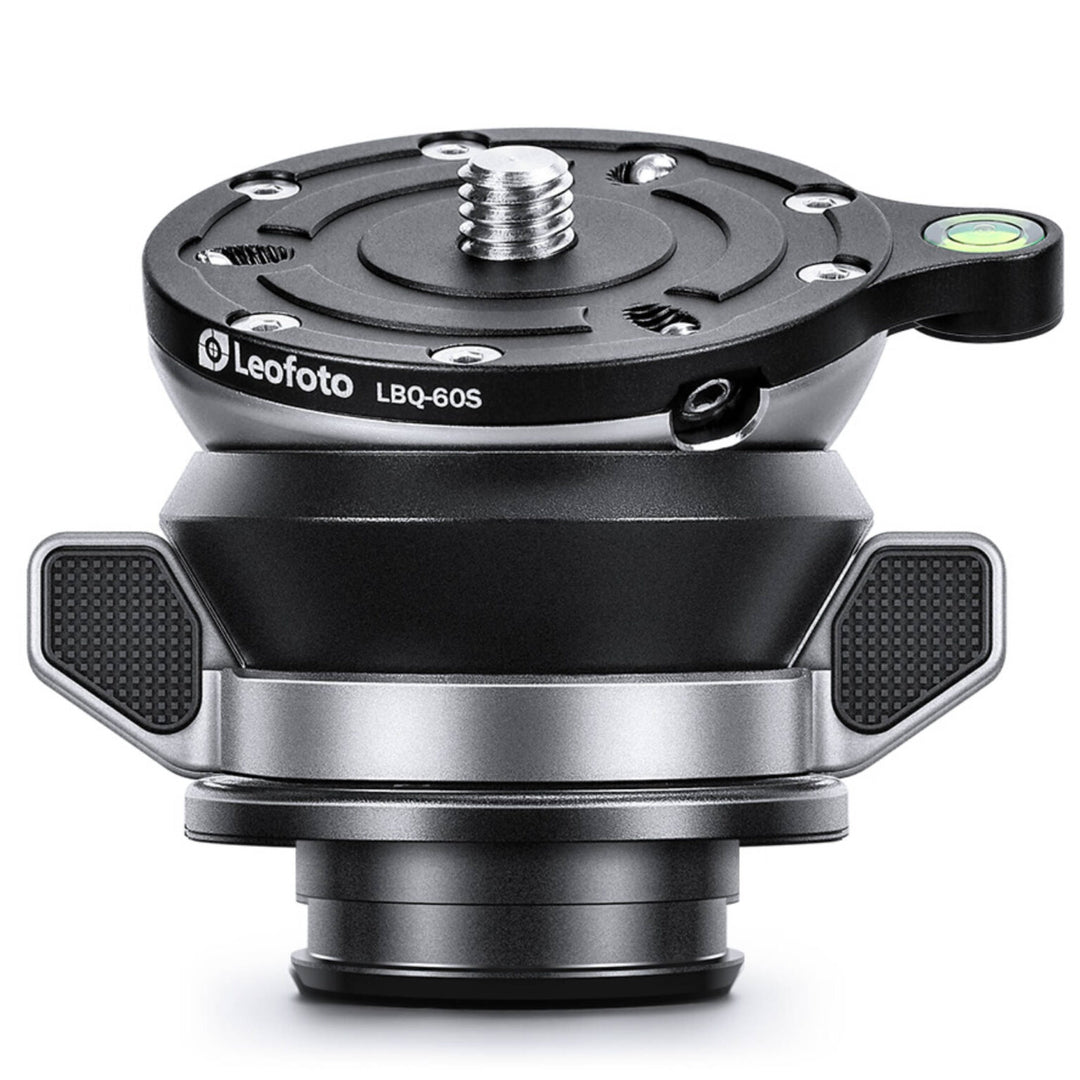 Leofoto LBQ-60S Black 61mm Levelling Base for LQ-324, LQ-365 and LG-324