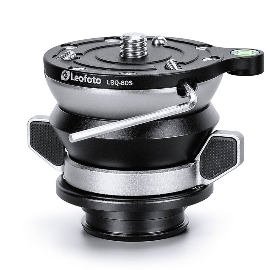 Leofoto LBQ-60S Black 61mm Levelling Base for LQ-324, LQ-365 and LG-324