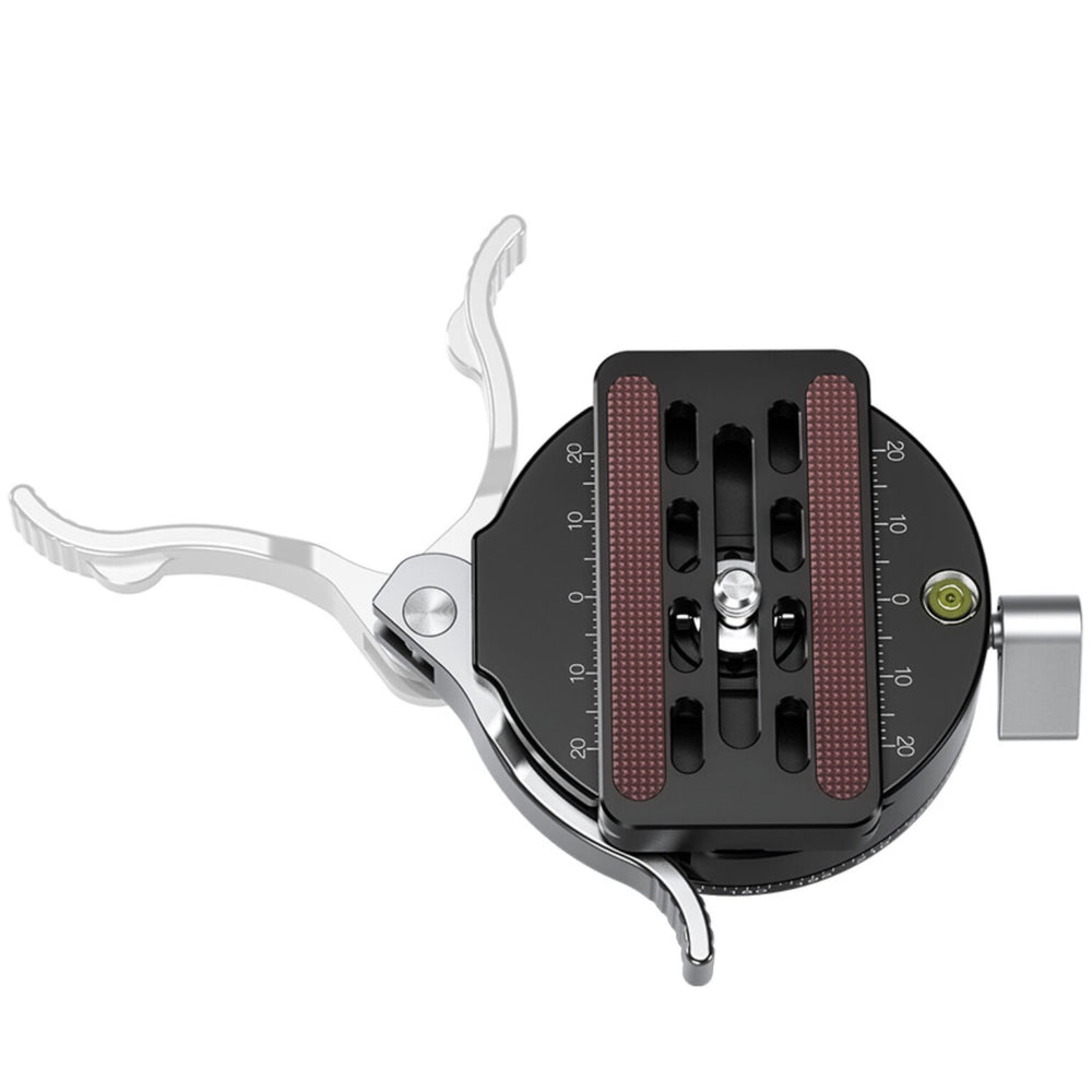 Leofoto PCL-70 70mm Lever Release Panning Clamp and QP-70N Plate