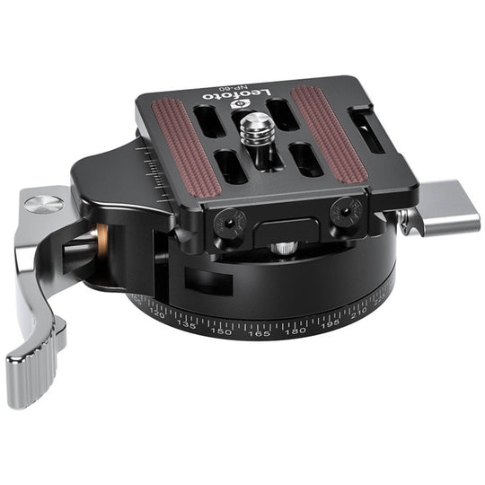Leofoto PCL-52 52mm Lever Release Panning Clamp and NP-50 Plate