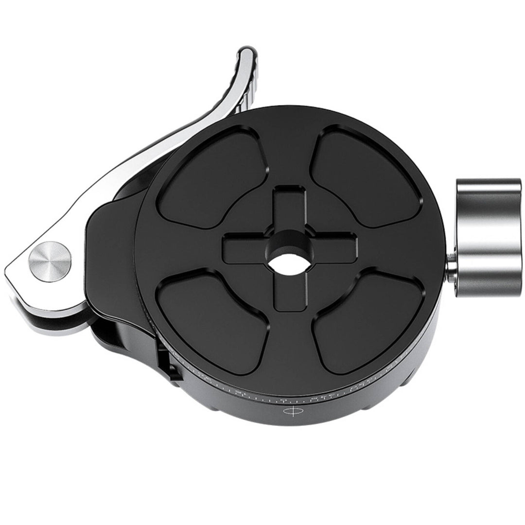 Leofoto PCL-52 52mm Lever Release Panning Clamp and NP-50 Plate