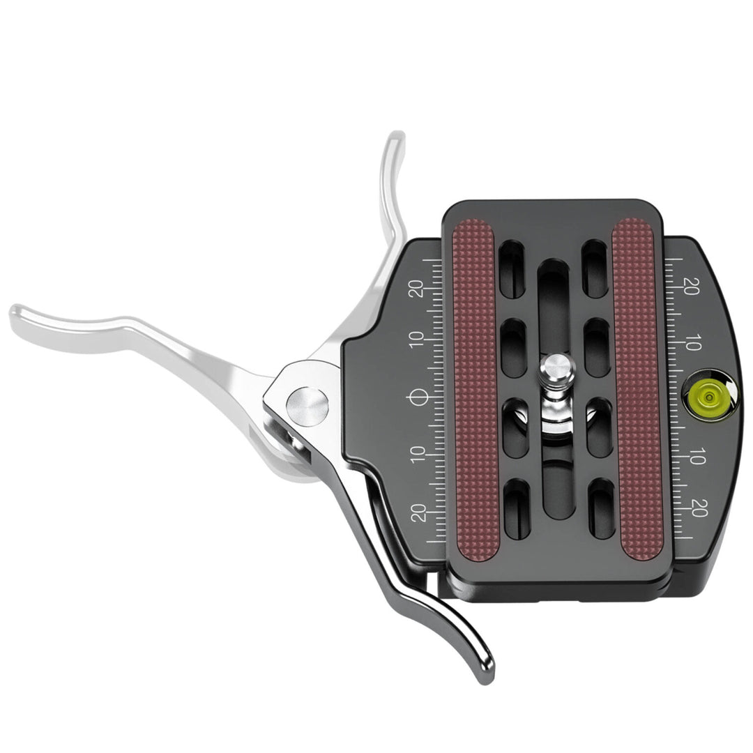 Leofoto LR-70 70mm Quick Release Lever Clamp with QP-70N Plate