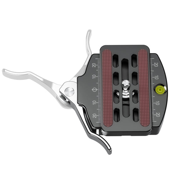Leofoto LR-70 70mm Quick Release Lever Clamp with QP-70N Plate