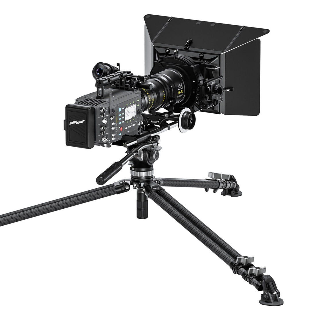 Leofoto LVC-253C Cinematic Video Series 3 Section Tripod with BV-15 Video Head